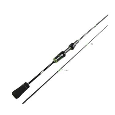 Imagem de Vara de pesca vara de pesca de fibra de carbono ultra leve vara de pesca isca de ponta sólida 2-8g linha 0.9-2.7 kg isca vara de pesca equipamento de pesca (1,8 m)