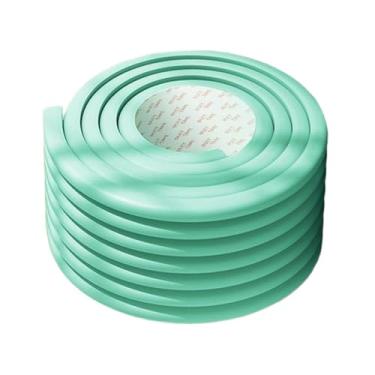 Imagem de FashionCha Protetores de Escada para Beliche, Capa de Beliche, Tira de Espuma, Almofada, Proteção de Canto Faça Você Mesmo para Escadas de Móveis, Luz Verde, Tamanho real