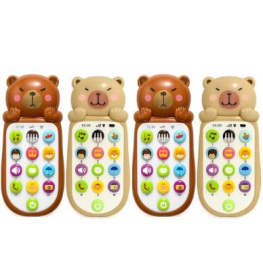 Imagem de 4 Celular Capivara Musical Festa Lembrança p/ Sacola Surpresa de Aniversário