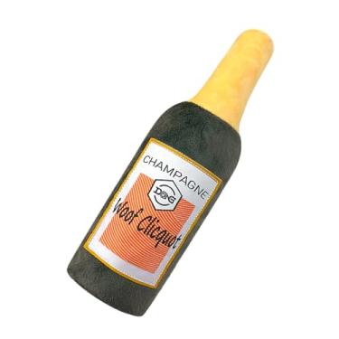 Imagem de Brinquedos Para Cães Guincho - Brinquedo Formato Garrafa de Vinho - Brinquedos De Mastigar Pelúcia - Para Mastigar Brincar Buscar Estimulação Mental Atividade Física