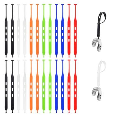 Imagem de 24un Protetor Bucal Rúgbi Apenas, 18,1cm Alça Reposição Universal Proteção Bucal Futebol Acessórios para Capacete para Adolescentes Esportes Boxe Hóquei Basquete (6 Cores)