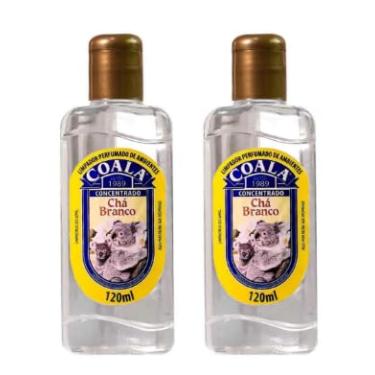 Imagem de Kit Limpador Perfumado de Ambientes Chá Branco Concentrado Coala 120 ml (02 unidades)