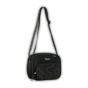 Imagem de Lancheira Luluca Bolsa Térmica Transversal Escolar Juvenil, Preto