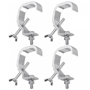 Imagem de Ailgely Grampo Leve de Estágio 30-52mm, Kit de Gancho de Alumínio Pesado, Carga de 20 Kg, Luz da Cabeça Em Movimento Com Design de Dentes Anti-deslizamento, Grampo de Gancho Leve de