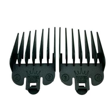 Imagem de Taper King Pentes guia premium - afunilados e desbotados à prova de idiotas em casa! Jade (#4 a #6) - Compatível com cortadores Wahl/Conair!