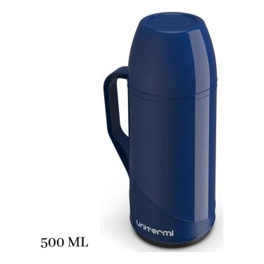 Imagem de Garrafa Térmica Unitermi Roma De Vidro 0.5L - Azul
