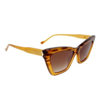 Imagem de Óculos Solar Ana Hickmann Ah90037 L22 Marrom Translúcido Lente Marrom 