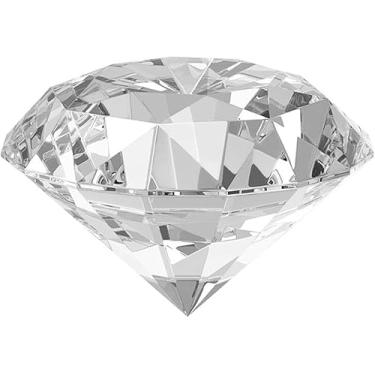 Imagem de CUTEZING Cristal facetado diamante peso papel lembrancinha de casamento decoração de casa para fotos de unhas decorações de casamento enfeite de bolo fotografia adereço, K9,5 cm