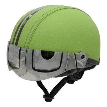 Imagem de Capacete Scooter Elétrica de Bike Skate Viseira Silver(Verde Neon,PP - VESTE 53/54)
