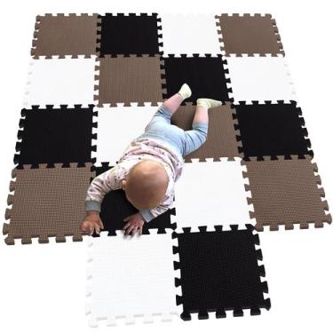 Imagem de Puzzle Play Mat MQIAOHAM 18 peças de azulejos de espuma macios para be