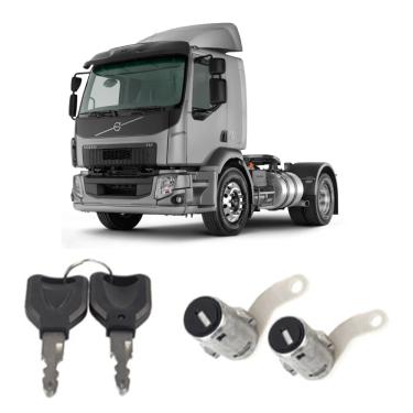 Imagem de Kit Par Cilindro Miolo De Porta Dir Esq Volvo VM Após 2013