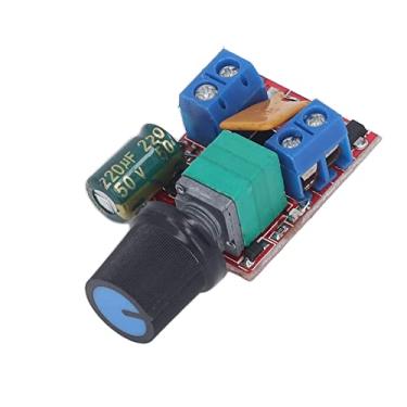 Imagem de Controlador de velocidade do motor, controlador de velocidade do motor DC5V a 35V PWM DC Regulador de controle de motor LED Dimmer Speed Auto Recuperação Velocidade do motor, Controles