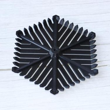 Imagem de PIAOLGYI Suporte de cabo para cabos de sintetizador Eurorack, cabide compatível com cabo de suporte de microfone Eurorack (preto)