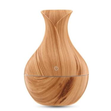 Imagem de Umidificador Ultrassônico Usb Tipo Madeira Difusor De Aroma(MARFIM)