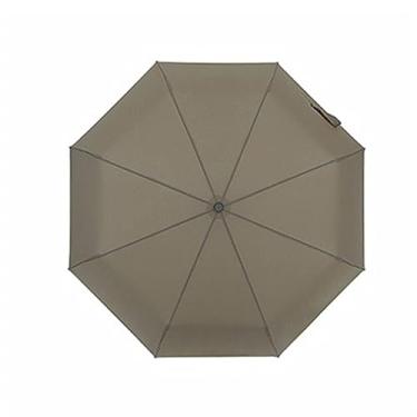 Imagem de LMJYU Guarda-chuva masculino totalmente automático guarda-chuva dobrável masculino