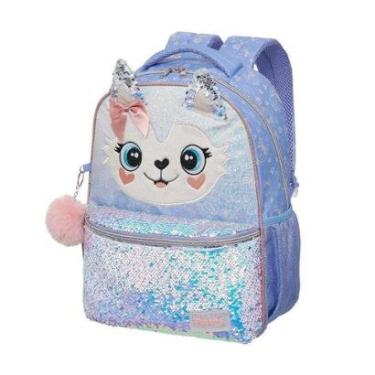 Imagem de Mochila Escolar Infantil Orelhas 3D Cachorrinho Husky Packme-Feminino
