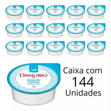 Imagem de Requeijão Cremoso Danubio Em Sachê Blister De 18g Caixa Com 144 Unidad
