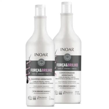 Imagem de Shampoo+Condicionador Inoar Forca Brilho 1,8L