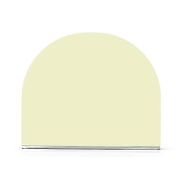 Imagem de Porta-guardanapos de papel acrílico amarelo claro Goldenrod, dispensador de guardanapos de restaurante em forma de U, porta-guardanapos para guardanapos de papel