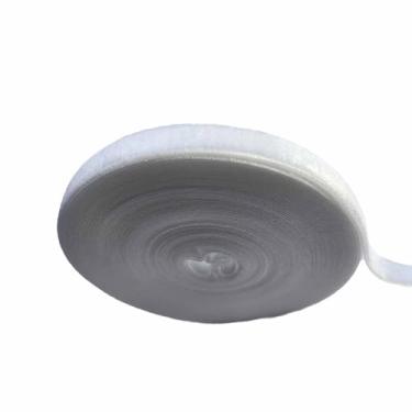 Imagem de FAYADA Fita de veludo branca vintage de 10 metros para árvore de Natal, embrulho de presente, buquê de flores, decorações de guirlanda, fabricação de laço, costura (branca, 9,5 cm)