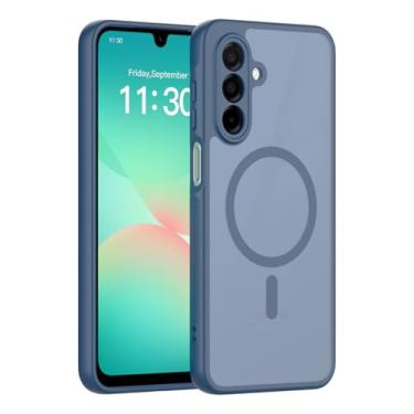 Imagem de Rosebono Compatível com Samsung Galaxy A17/ Galaxy A16 / Galaxy A26, capa protetora transparente (azul)