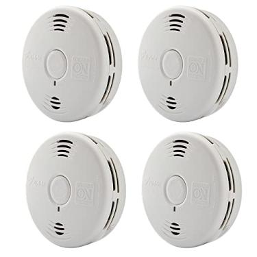 Imagem de Kidde Combo detector de fumaça e monóxido de carbono, bateria de 10 anos, alerta de substituição, 4 unidades (pacote com 1)