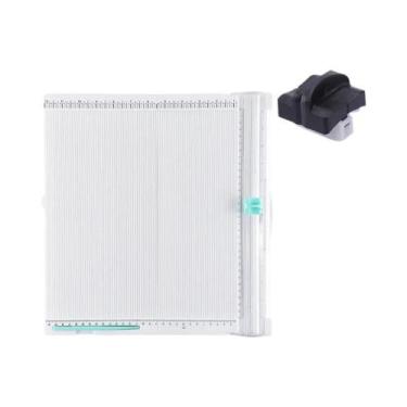 Imagem de Cortador De Papel 36x33.7cm Com Placa De Marcação Para Artesanato, Fer