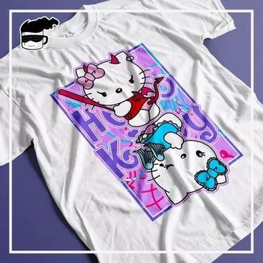 Imagem de Camiseta Hello Kitty Anjinho Malvada - Camisa Anime, 10