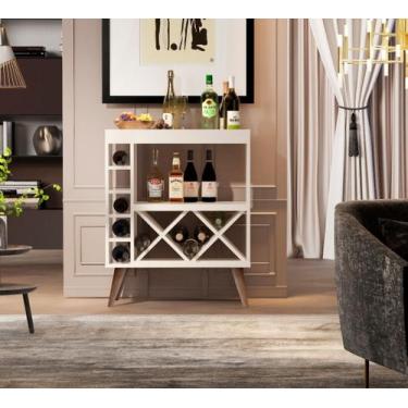 Imagem de Aparador Adega Chatô Pés Palito Off White - Comprar Moveis em Casa - C