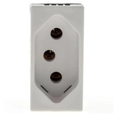 Imagem de Modulo Tomada 10A Pial Plus+ Legrand Branco 615038BC