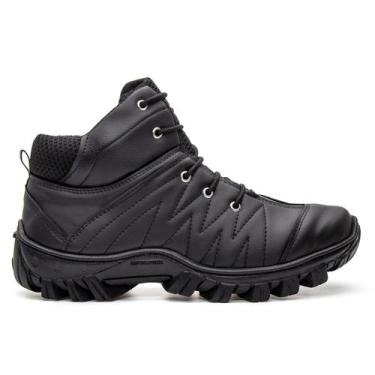 Imagem de Bota Coturno Adventure Masculino Preto Bravatto, 41, Preto, Masculino