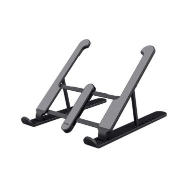 Imagem de Suporte para Notebook Trust Primo Dobrável, Antiderrapante, Ergonômico, Leve, Até 16", Cinza - 25379-Unissex