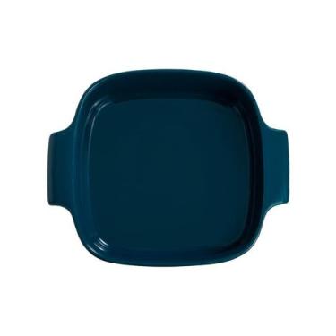 Imagem de Travessa Quadrada Em Porcelana Assar E Servir 21x21cm Germer