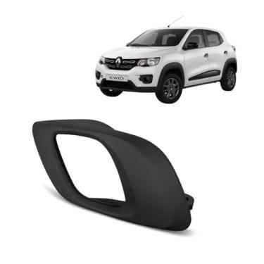 Imagem de Gatilho interno de maçaneta cromado Kwid (haste curva) 2016 2017 2018 2019 2020 2021 2022 direito