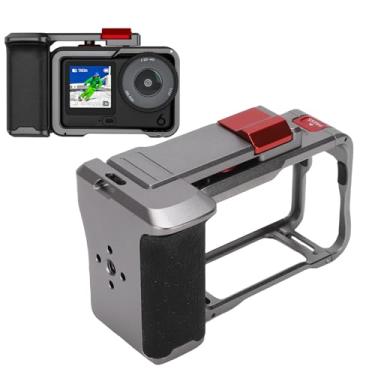 Imagem de VBESTLIFE Gaiola de Câmera Em Liga de Alumínio para Action 6/5 Pro /4, Estrutura Protetora de Câmera de Ação de Design Modular Com Alça Antiderrapante e Suporte para Sapata Fria