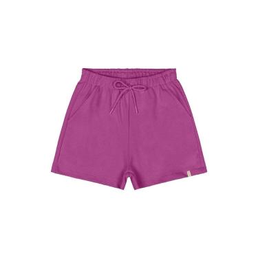 Imagem de Short Juvenil Básico em Moletom Gloss-Feminino