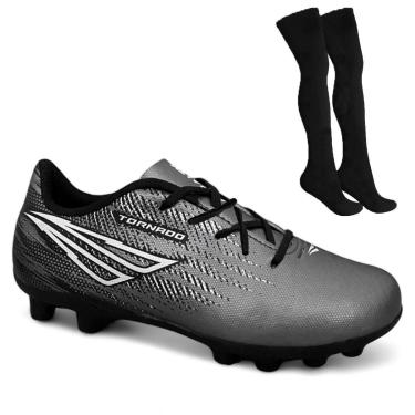 Imagem de Kit Chuteira Campo Penalty Tornado Infantil + Meião-Unissex