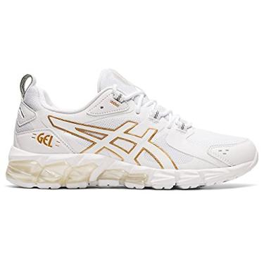 Imagem de ASICS T nis Feminino Gel-Quantum 180, Branco/Ouro puro, 10