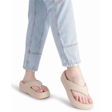 Imagem de Flatform Chinelo Alto Piccadilly Marshmallow EVA Ultra Leve, Brule, 38