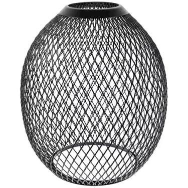Imagem de Abajur pendente de metal para pendurar candeeiro de teto abajur de arame de ferro forjado para cozinha, quarto (cilindro)