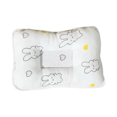 Imagem de Almofada Antitombamento Para Bebê Recém-Nascido, Gaze Estampada Para Q