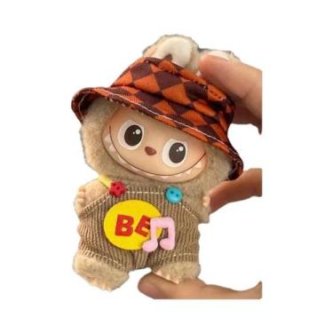 Imagem de Conjunto De Roupas Para Boneca Labubu De 17cm: Top Fofo Arco-Íris E Ch