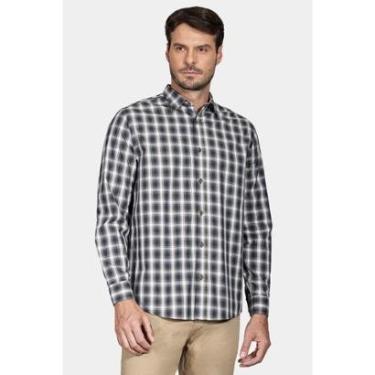 Imagem de Camisa Aramis Manga Longa Regular Xadrez Azul-Masculino