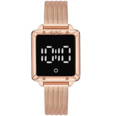 Imagem de Relógio Euro Feminino Fashion Fit Led Rosé - EUMD2404AF/4J Relógio Euro Feminino Ff Led...