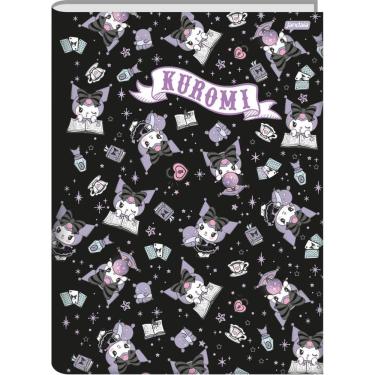 Imagem de Caderno Brochurão 80 Folhas Capa Dura Kuromi