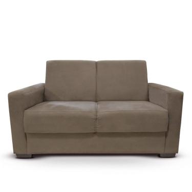 Imagem de Sofá Estofado 2 Lugares Sala Estar Recepção Giovana Suede capuccino