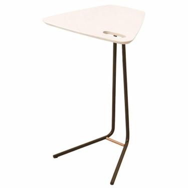 Imagem de Mesa De Apoio Flat Off White Em Metal Café