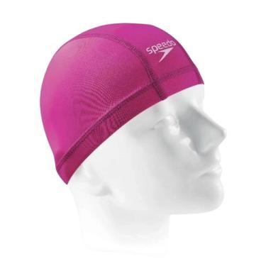 Imagem de Touca De Natação Infantil Speedo UV50+ Xtrafit Lycra -, Rosa, Único