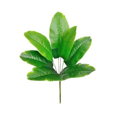 Imagem de Planta Artificial Grande De Palmeira Tropical 65-125cm Com Folhas De B