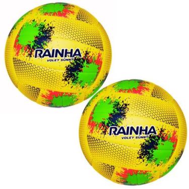 Imagem de Kit 02 Bolas De Vôlei Rainha Sunny Cor:Amarelo/PretoTamanho:ÚnicoGêner
